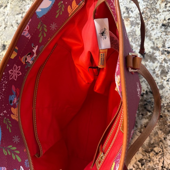 Dooney & Bourke Red Tote Bag with Whimsical Design - Picture 6 of 11